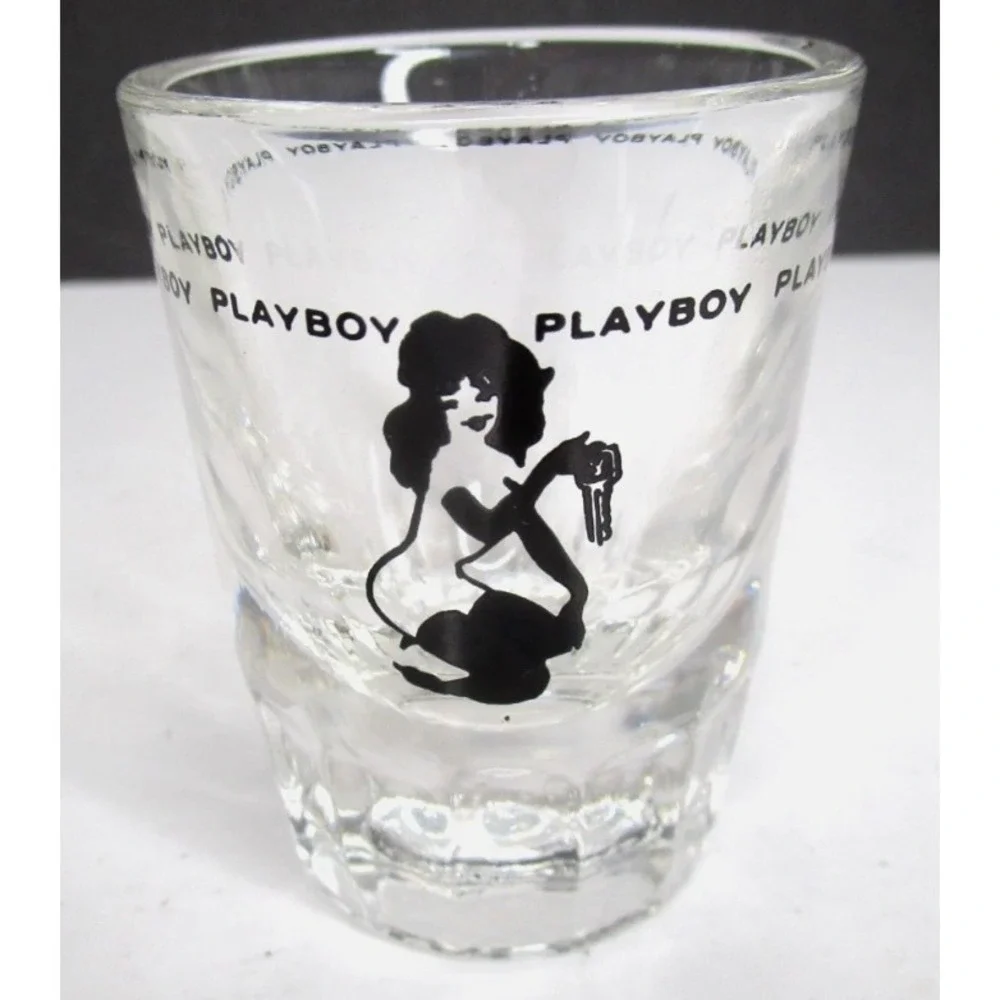 Vintage Playboy Shot Glass from the Lake Geneva Playboy Club‎